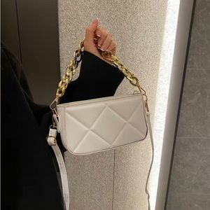 White Shoulder Purse